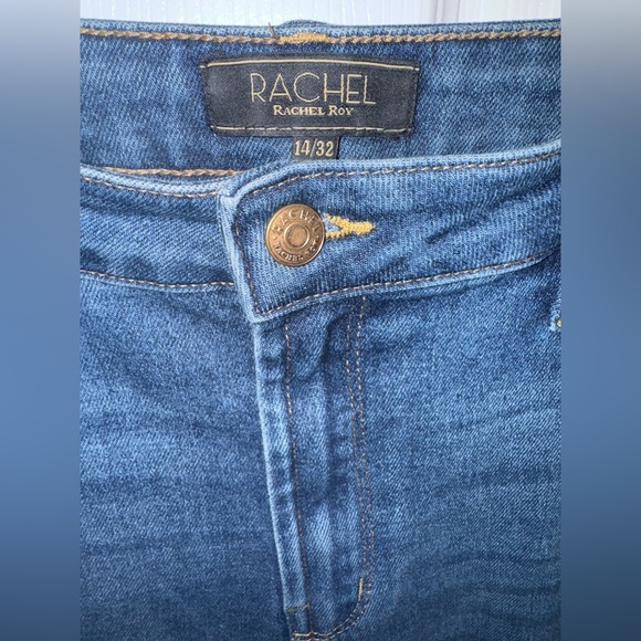 Rachel Roy ankle distressed Jeans size 14/32 - Picture 3 of 5